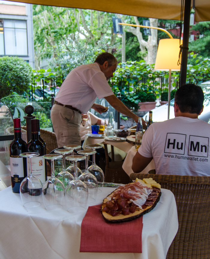 wine tasting on bike tour