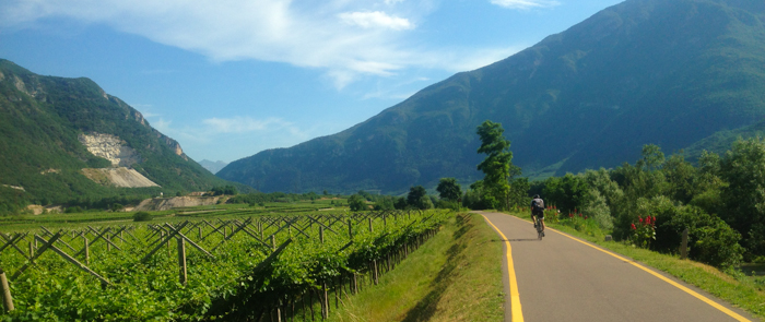 bike path trento private tours italy