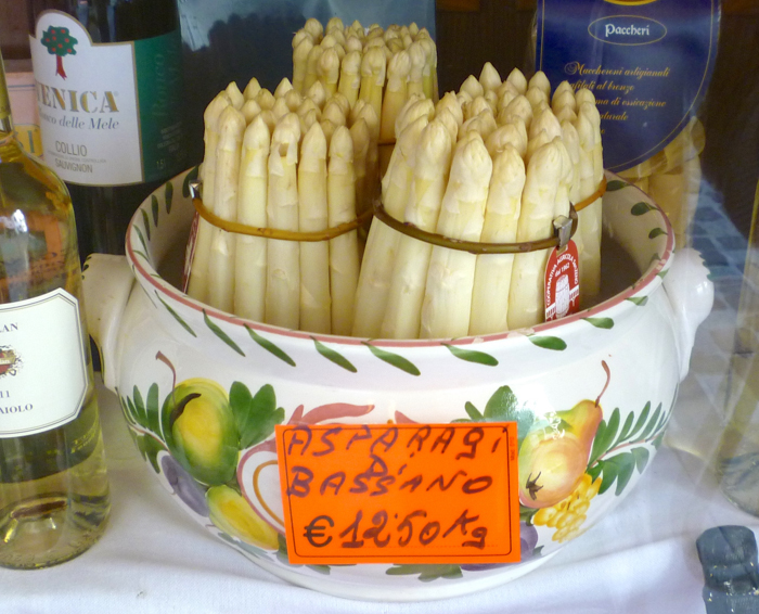 white asparagus italy cuisine