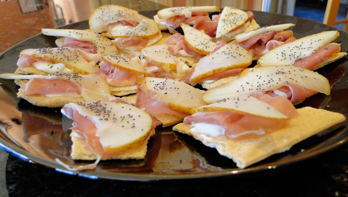 san daniele pear crostini culinary tours italy san daniele pear crostini culinary tours italy